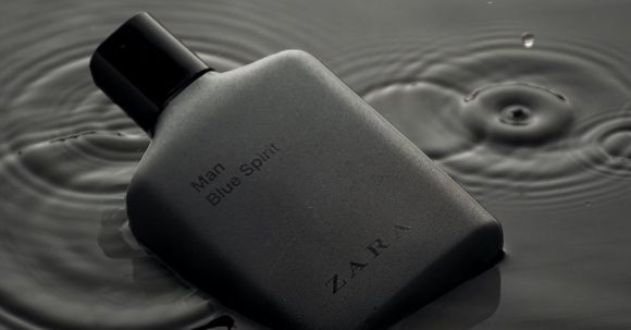 Zara's Versatility - Men Perfume Bottle Floating in Water 
